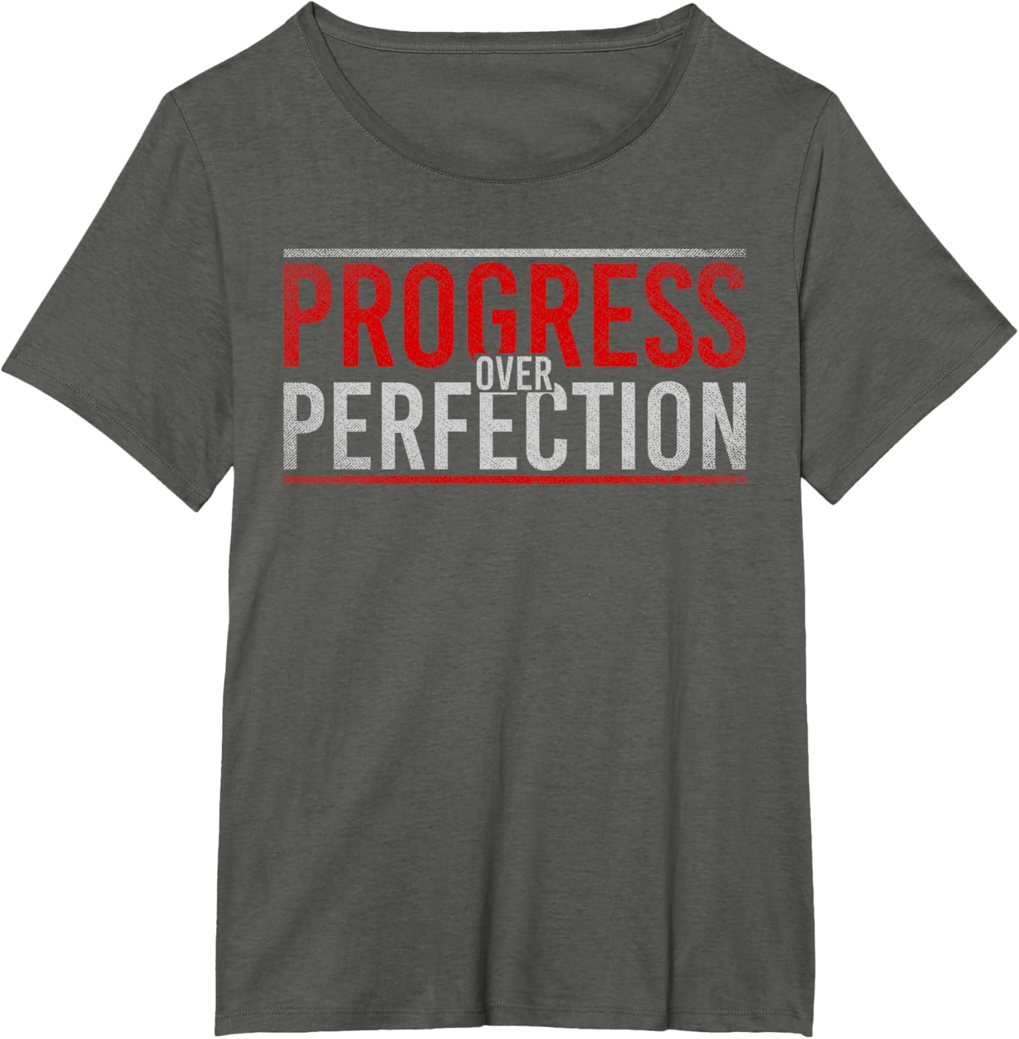 Progress Over Perfection Motivational T-Shirt