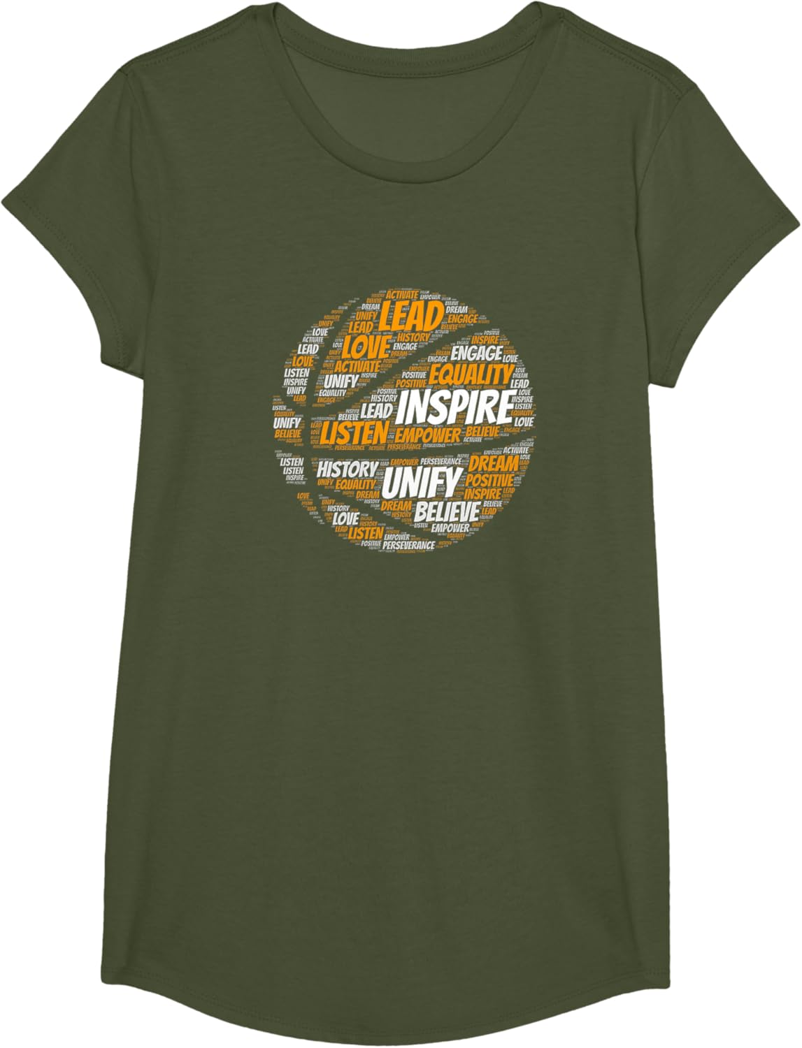 Motivational Quote Basketball Inspiring Words T-Shirt