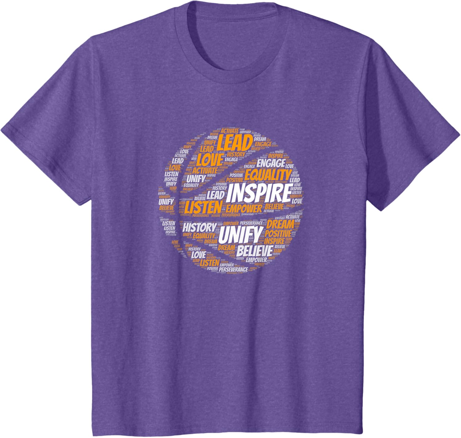 Motivational Quote Basketball Inspiring Words T-Shirt