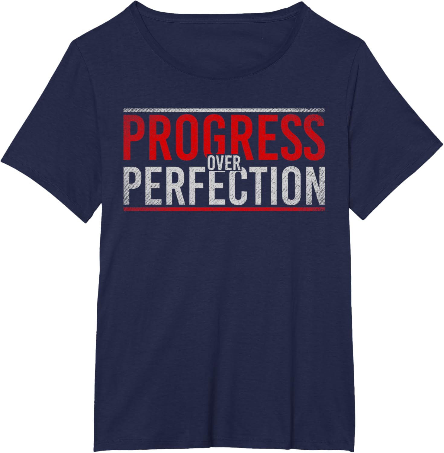Progress Over Perfection Motivational T-Shirt