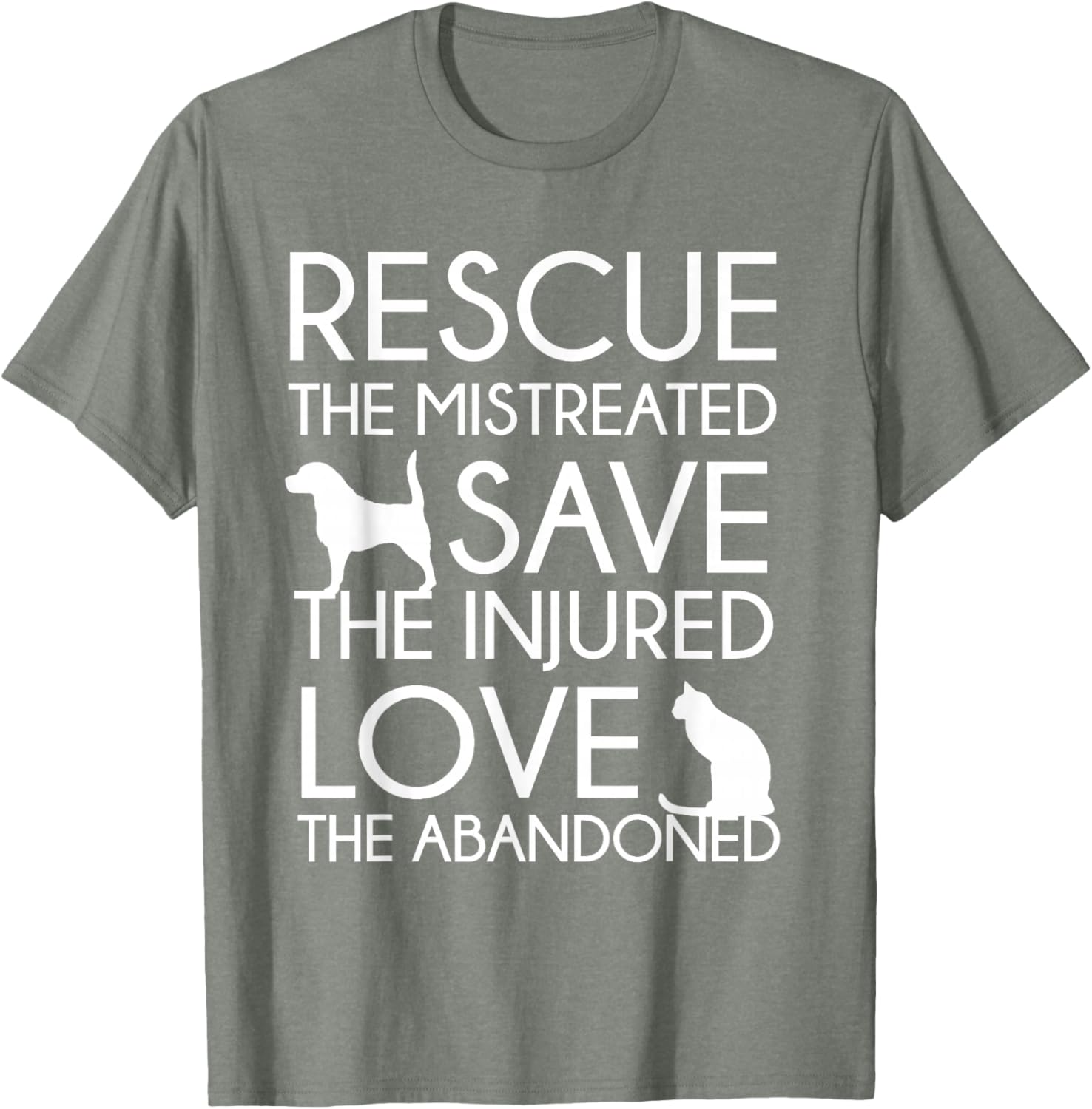 Animal Rescue Gift - Saving Animals - Dog Lover T-Shirt