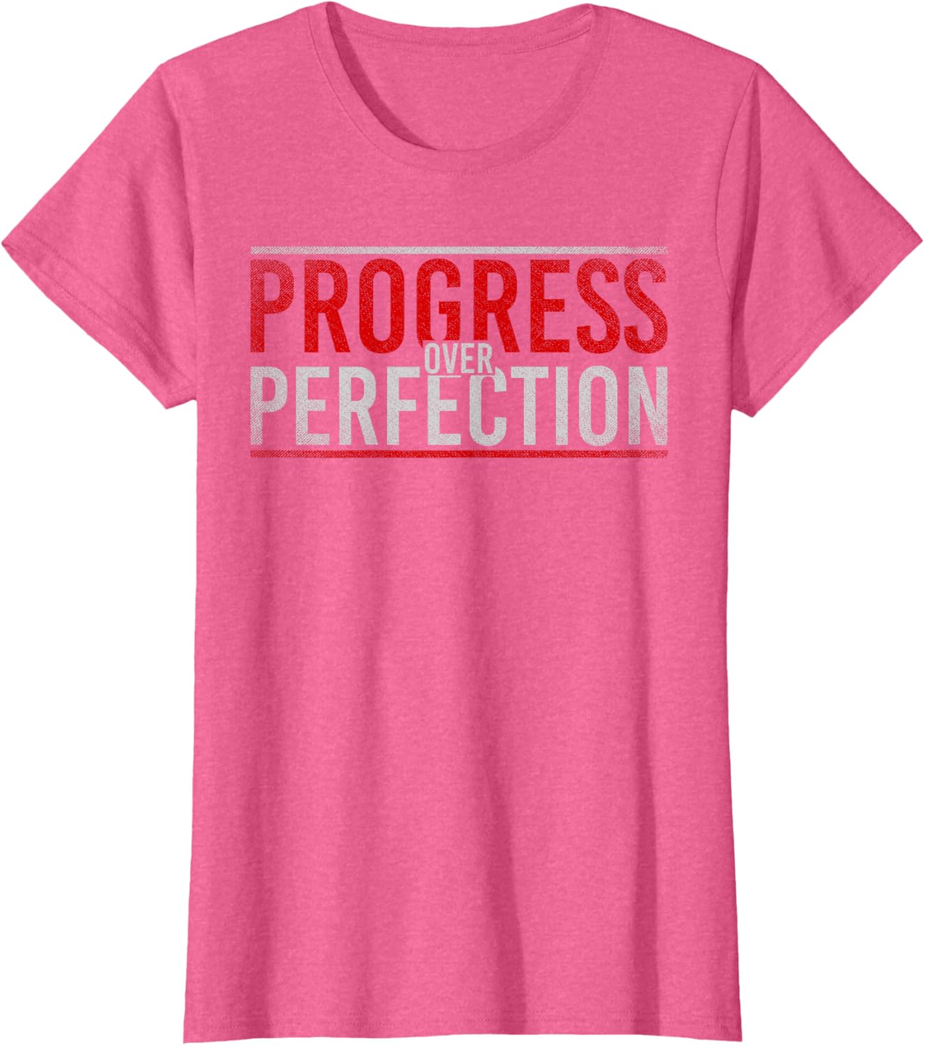Progress Over Perfection Motivational T-Shirt