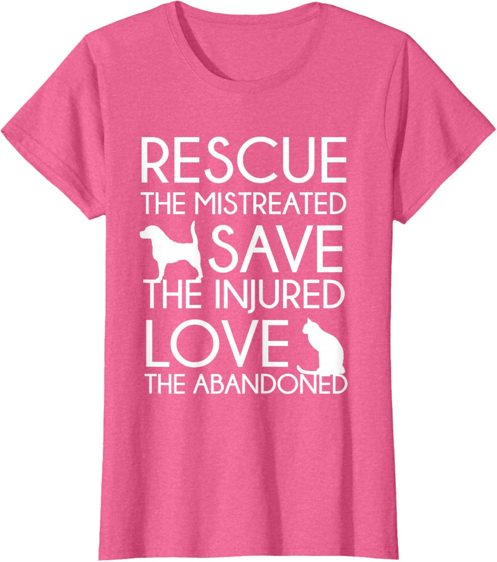 Animal Rescue Gift - Saving Animals - Dog Lover T-Shirt
