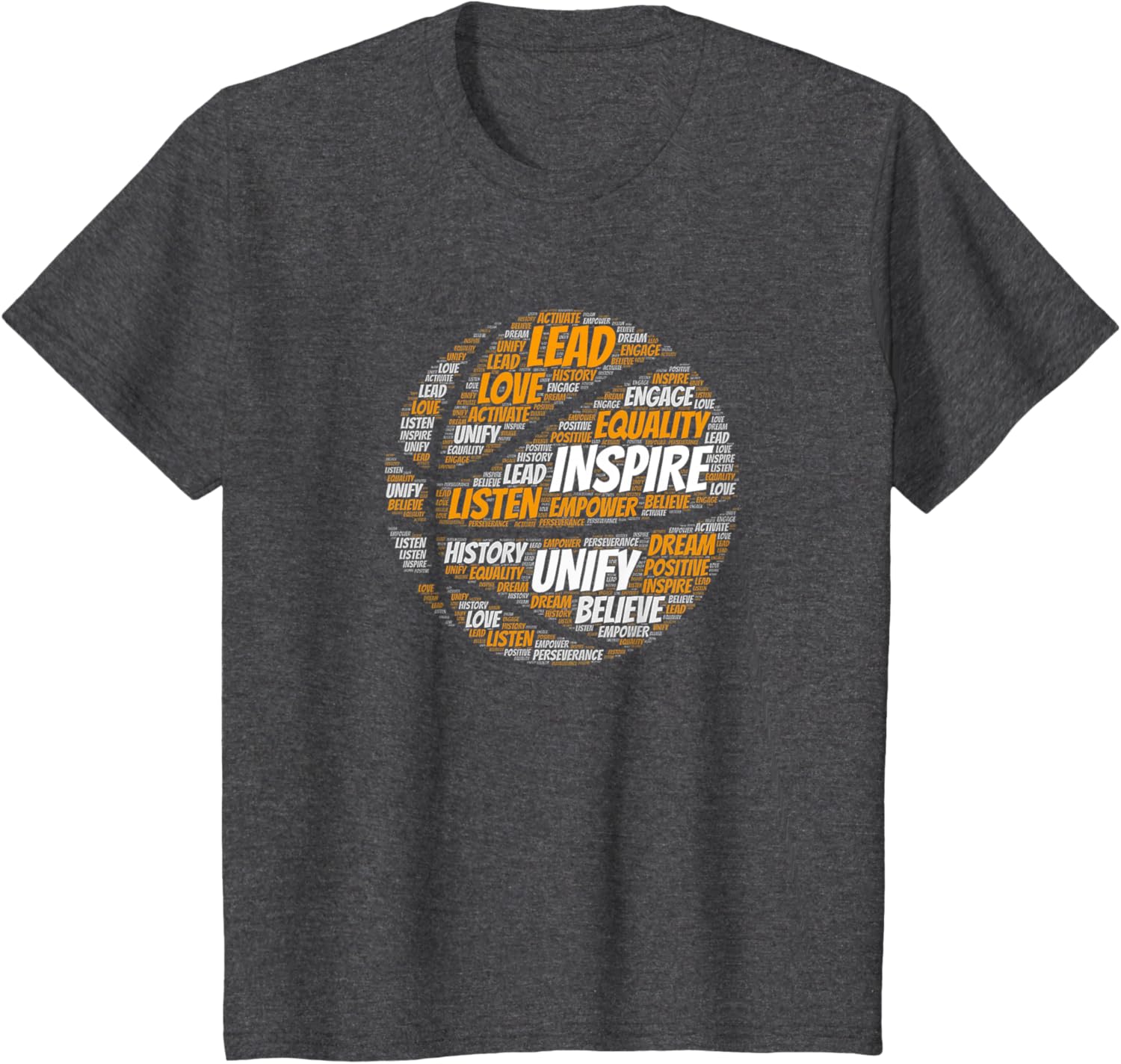 Motivational Quote Basketball Inspiring Words T-Shirt