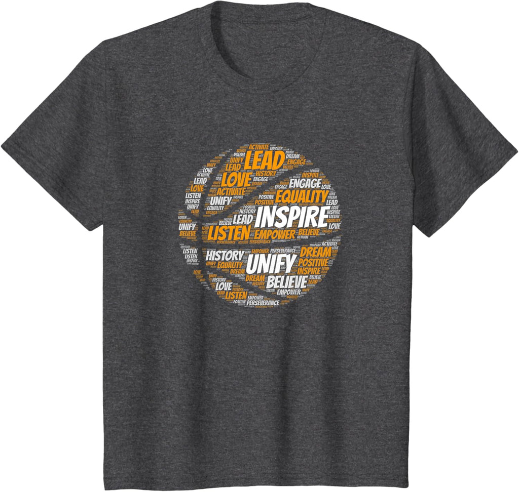 Motivational Quote Basketball Inspiring Words T-Shirt