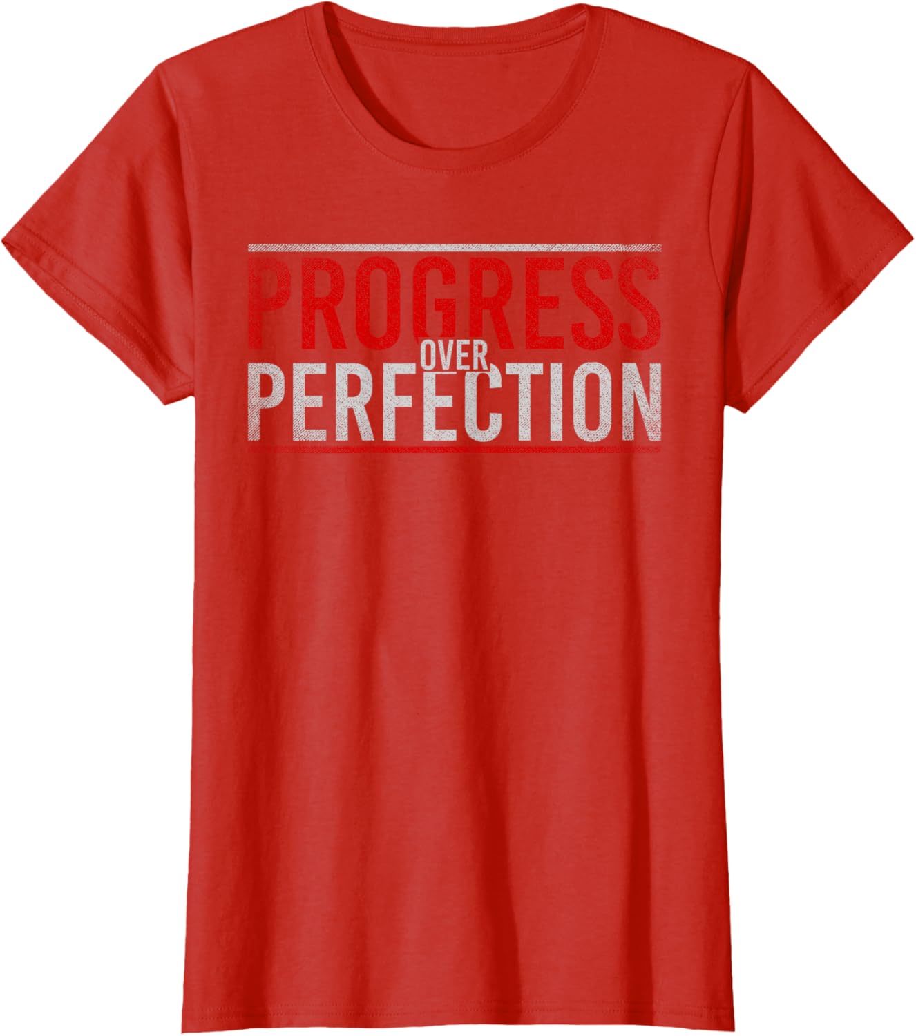 Progress Over Perfection Motivational T-Shirt