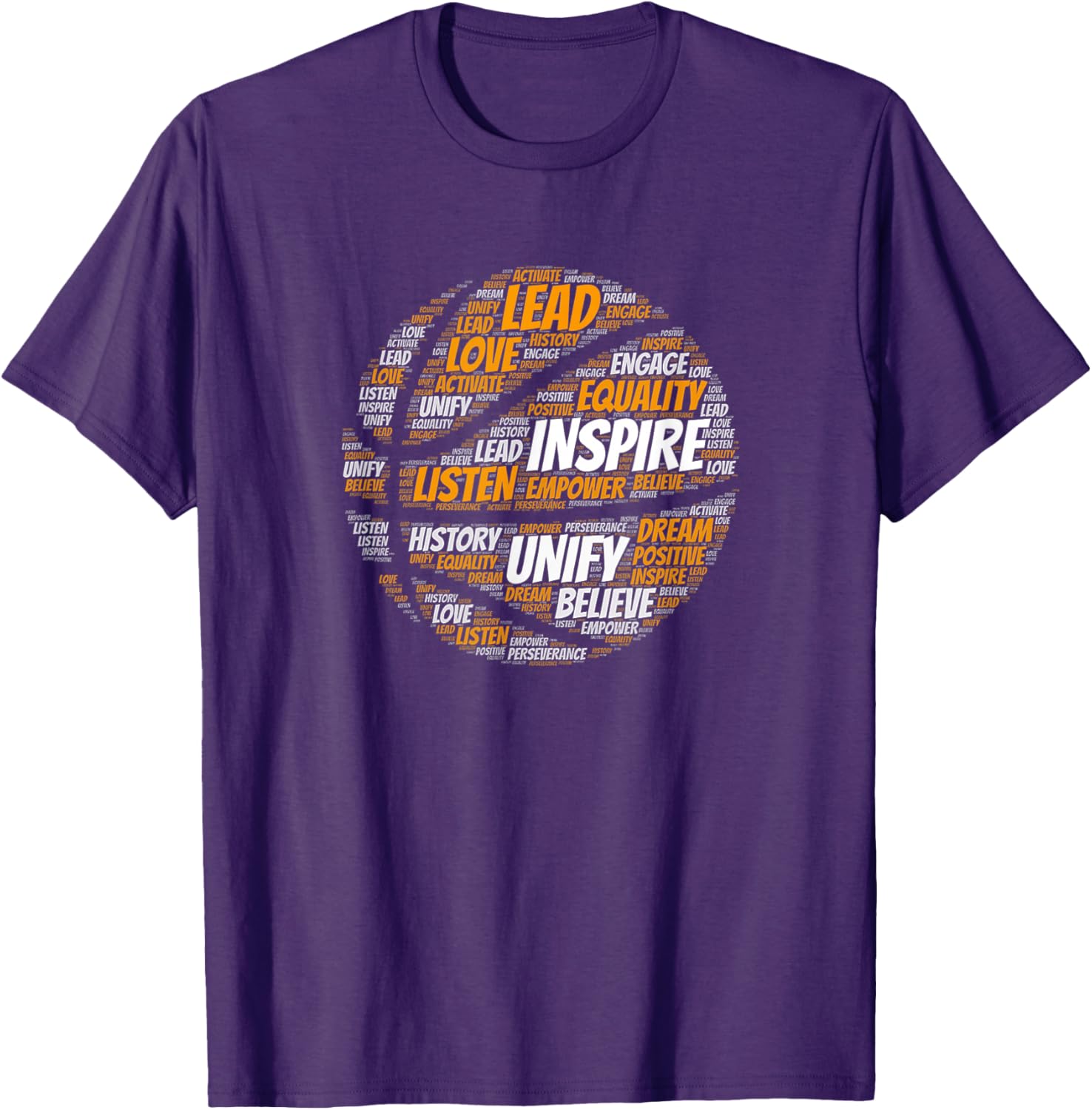 Motivational Quote Basketball Inspiring Words T-Shirt