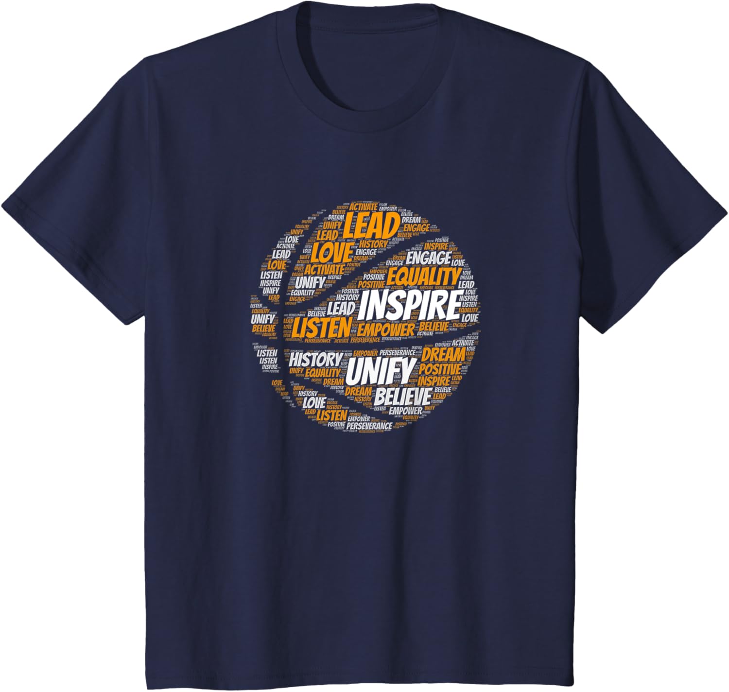 Motivational Quote Basketball Inspiring Words T-Shirt