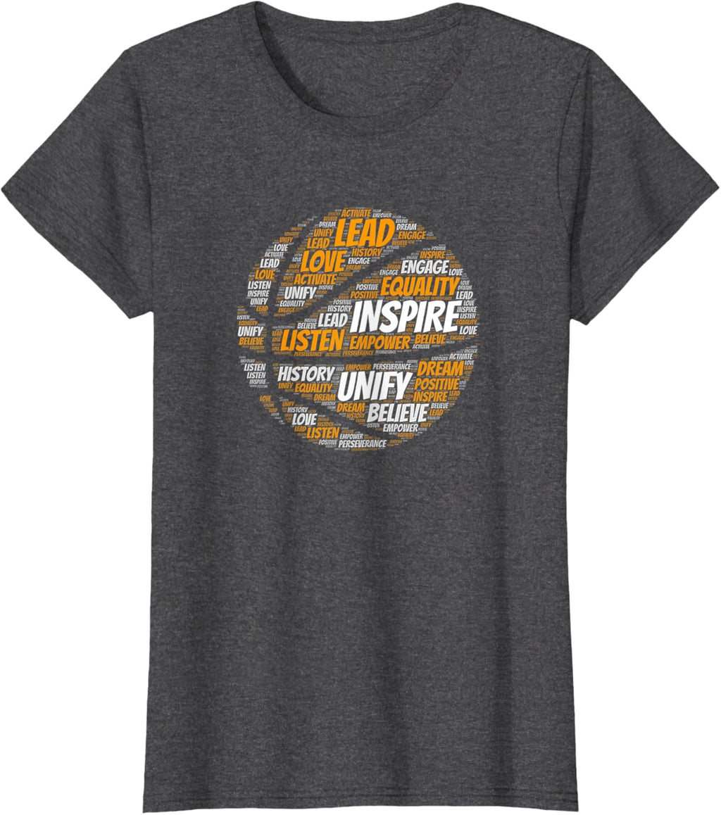 Motivational Quote Basketball Inspiring Words T-Shirt