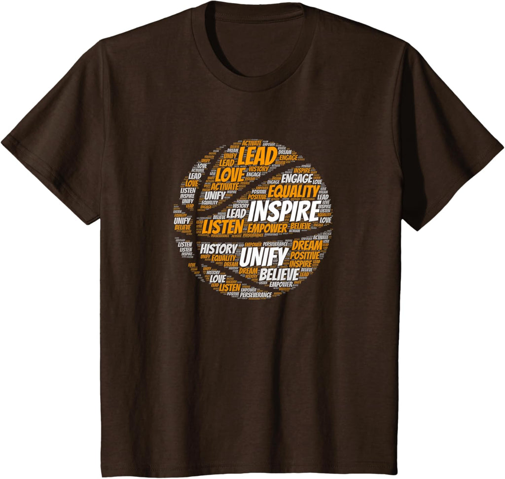 Motivational Quote Basketball Inspiring Words T-Shirt