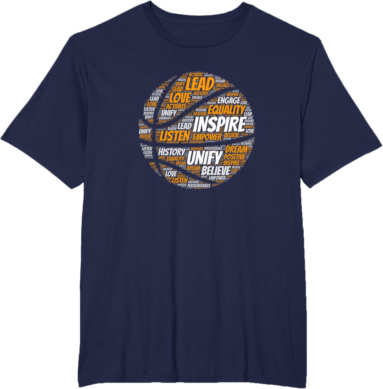 Motivational Quote Basketball Inspiring Words T-Shirt