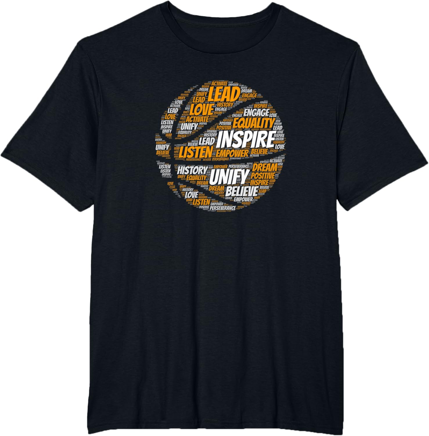 Motivational Quote Basketball Inspiring Words T-Shirt