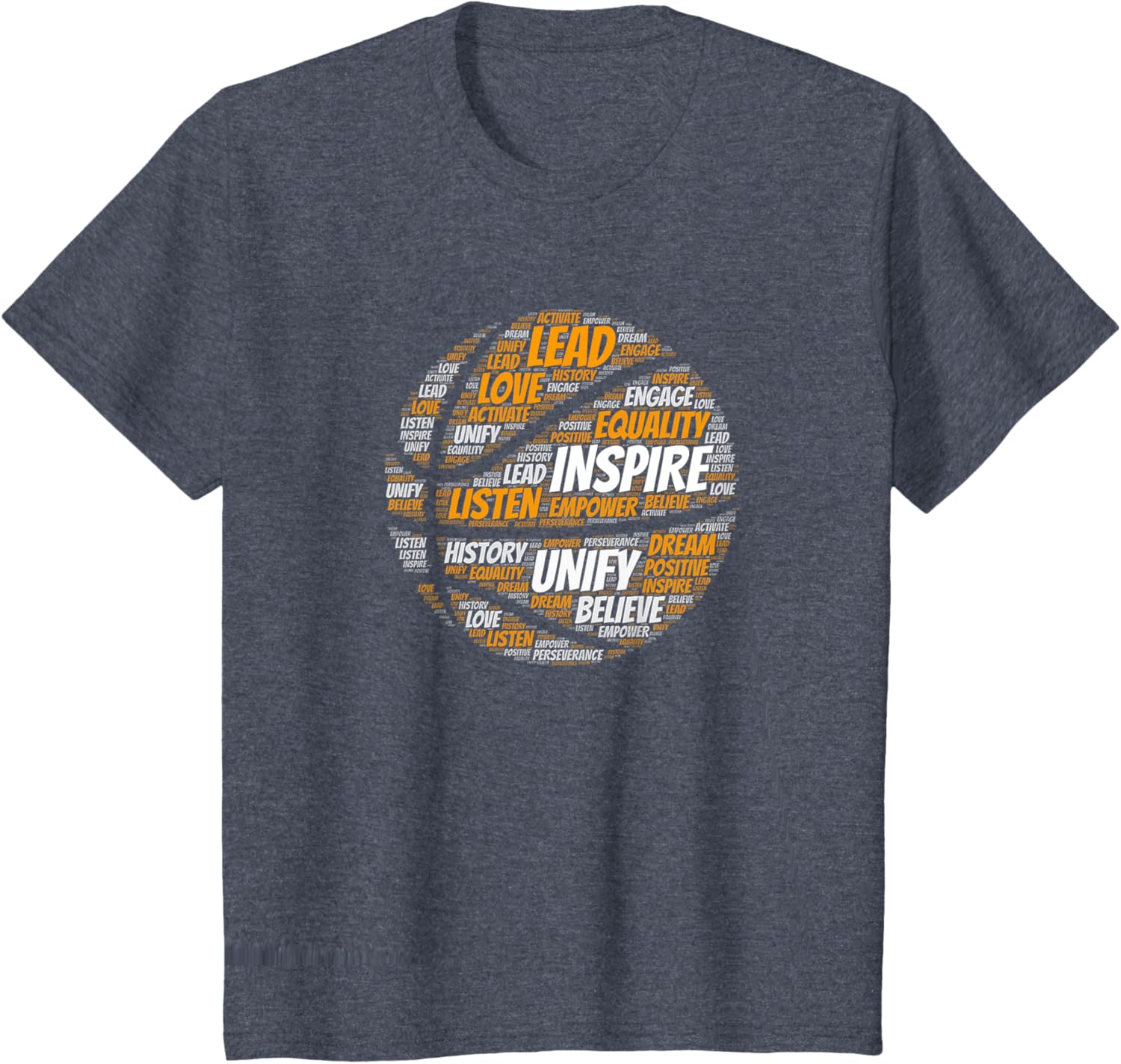 Motivational Quote Basketball Inspiring Words T-Shirt