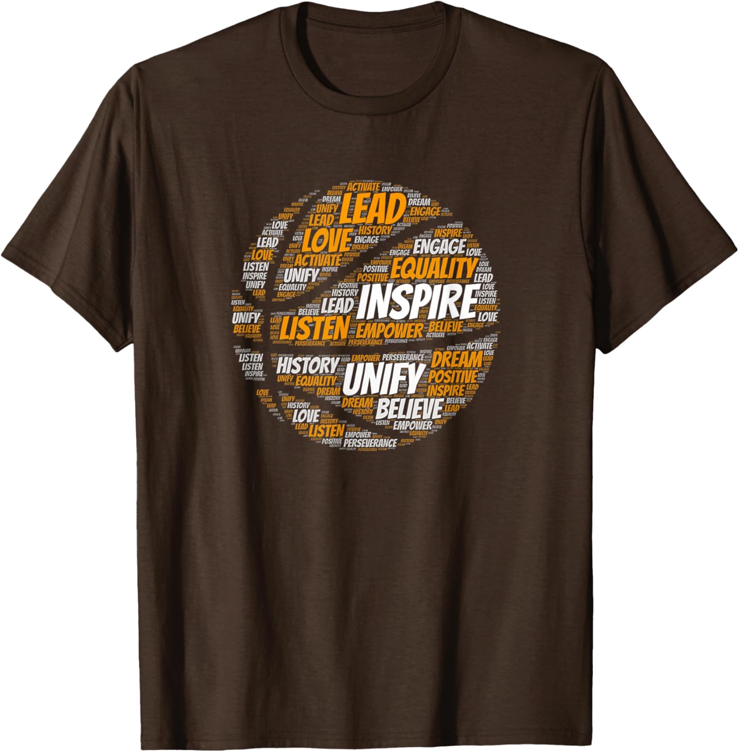 Motivational Quote Basketball Inspiring Words T-Shirt