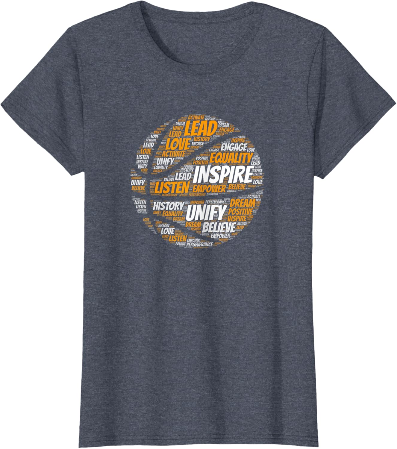 Motivational Quote Basketball Inspiring Words T-Shirt