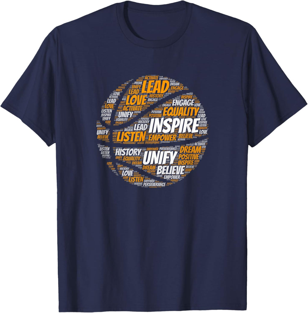 Motivational Quote Basketball Inspiring Words T-Shirt