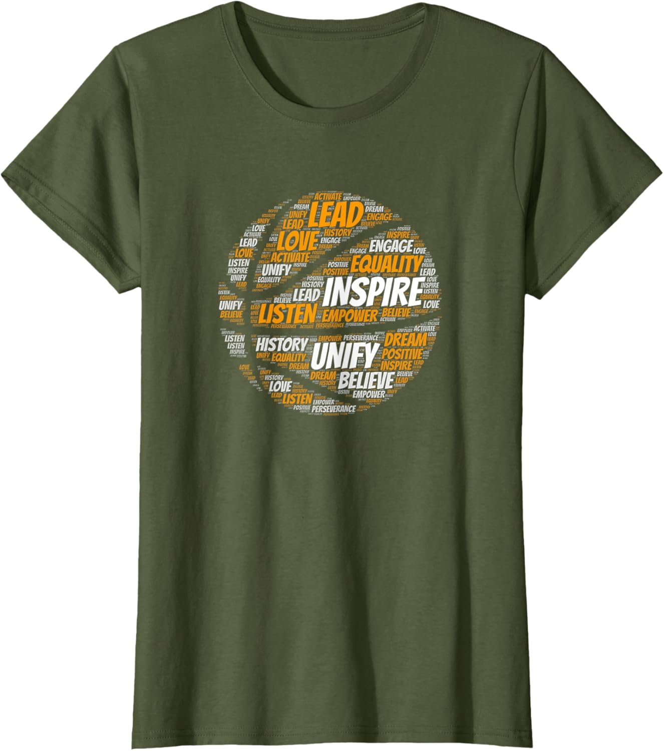 Motivational Quote Basketball Inspiring Words T-Shirt