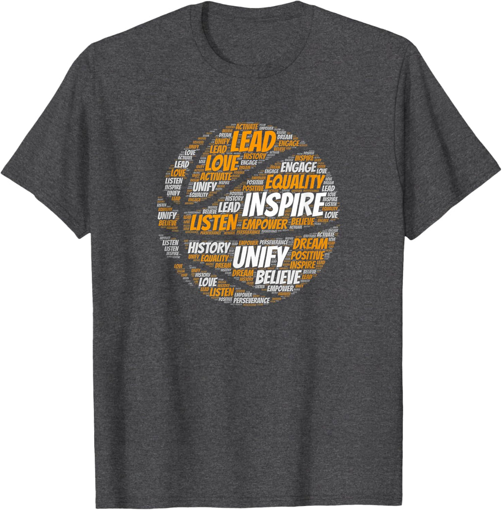 Motivational Quote Basketball Inspiring Words T-Shirt