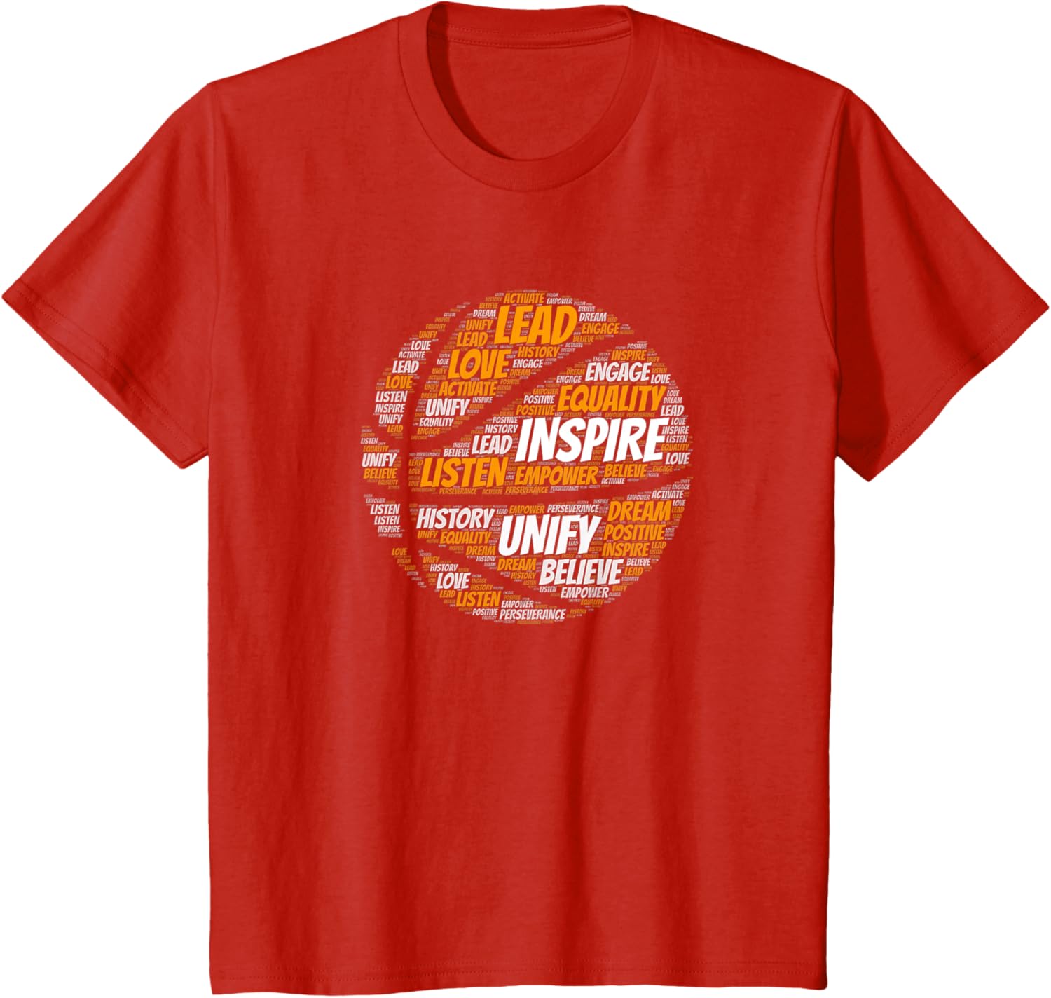 Motivational Quote Basketball Inspiring Words T-Shirt