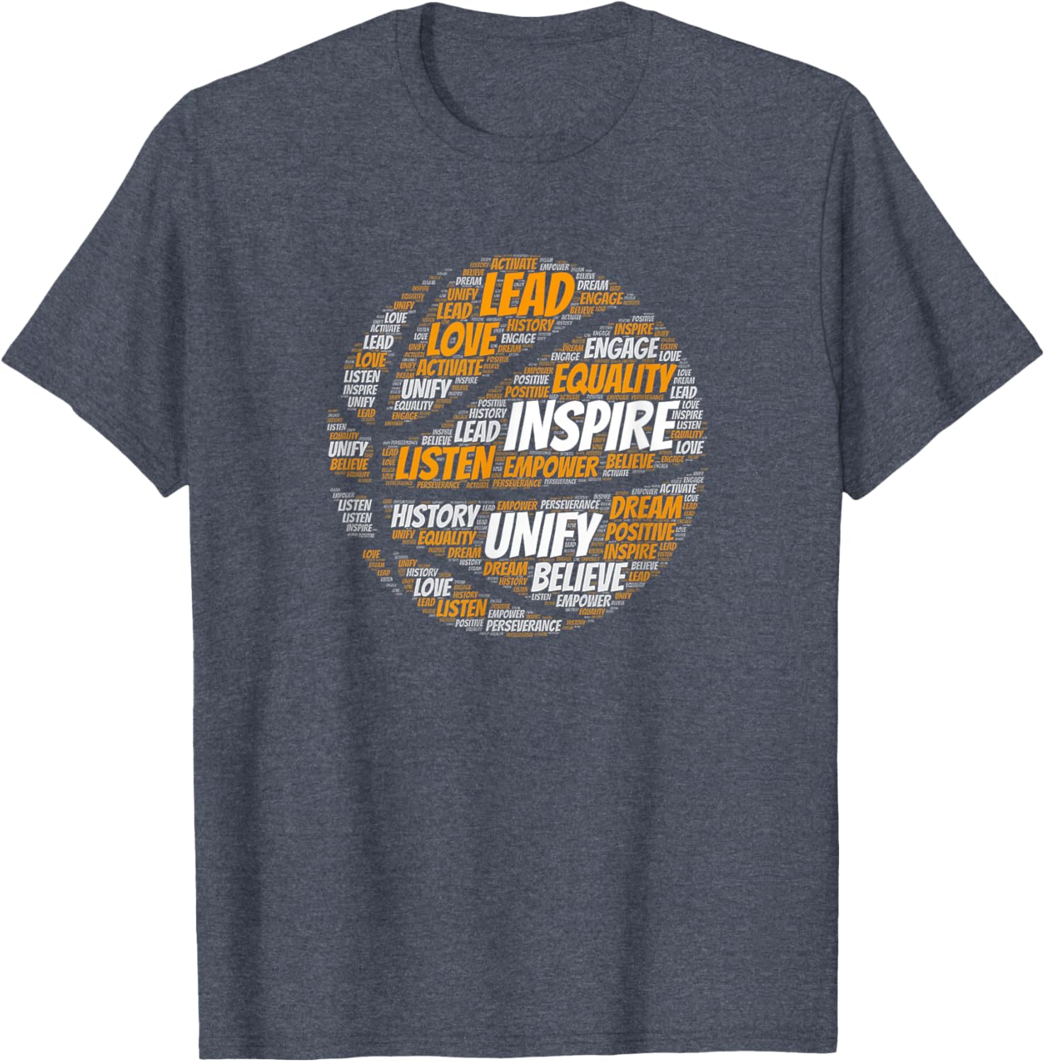 Motivational Quote Basketball Inspiring Words T-Shirt
