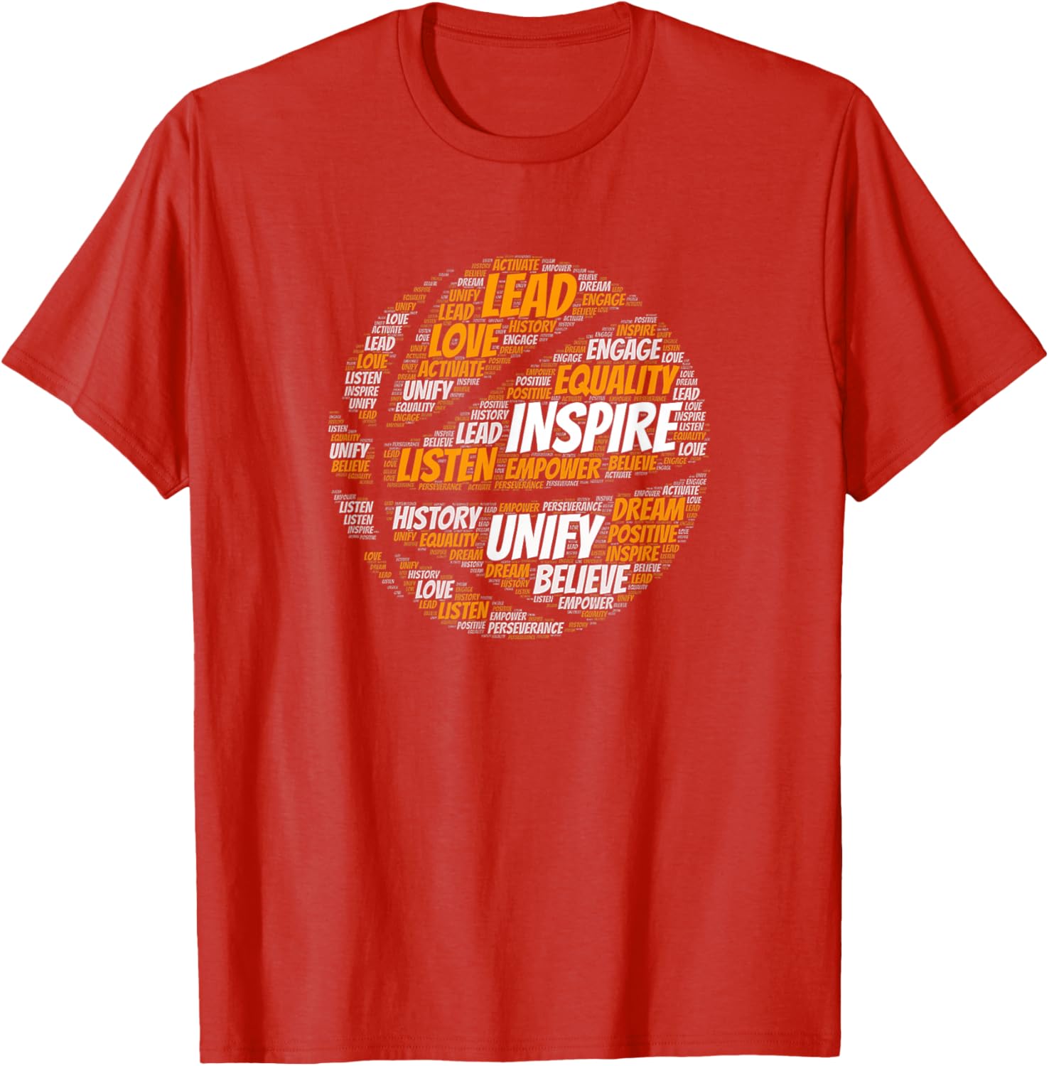 Motivational Quote Basketball Inspiring Words T-Shirt