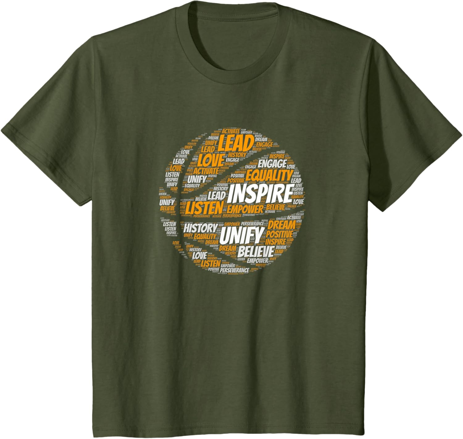 Motivational Quote Basketball Inspiring Words T-Shirt