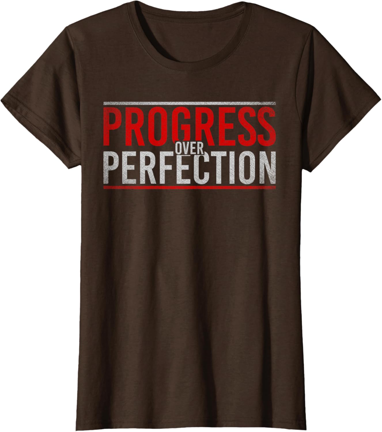 Progress Over Perfection Motivational T-Shirt