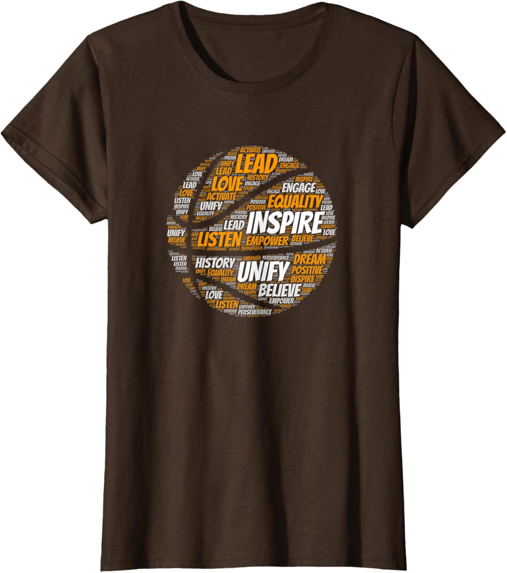 Motivational Quote Basketball Inspiring Words T-Shirt