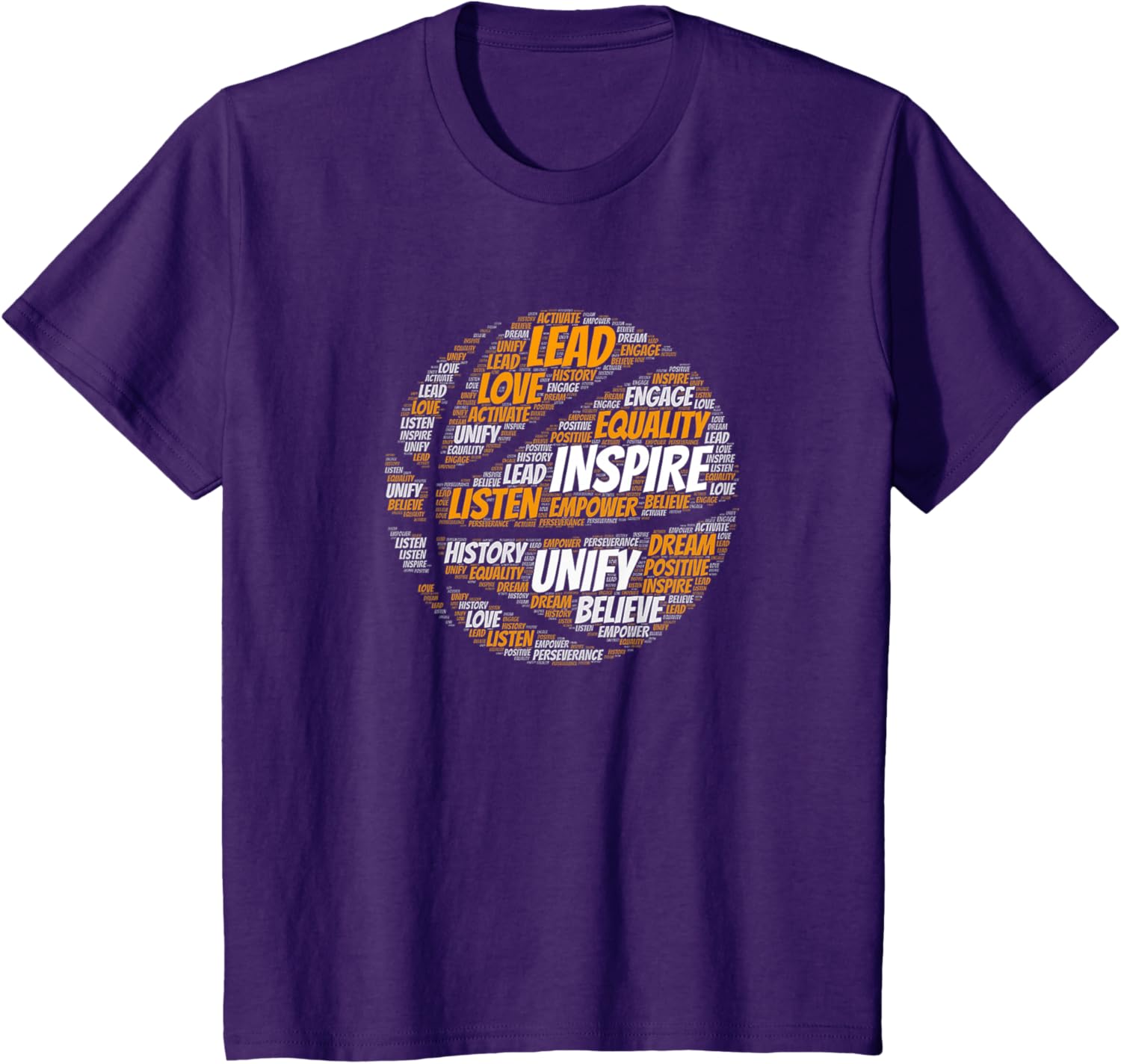 Motivational Quote Basketball Inspiring Words T-Shirt