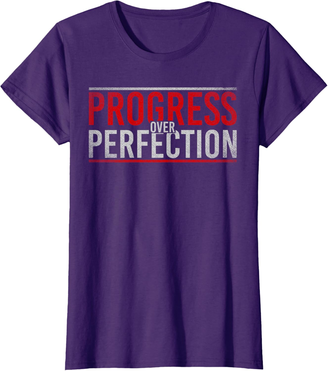 Progress Over Perfection Motivational T-Shirt
