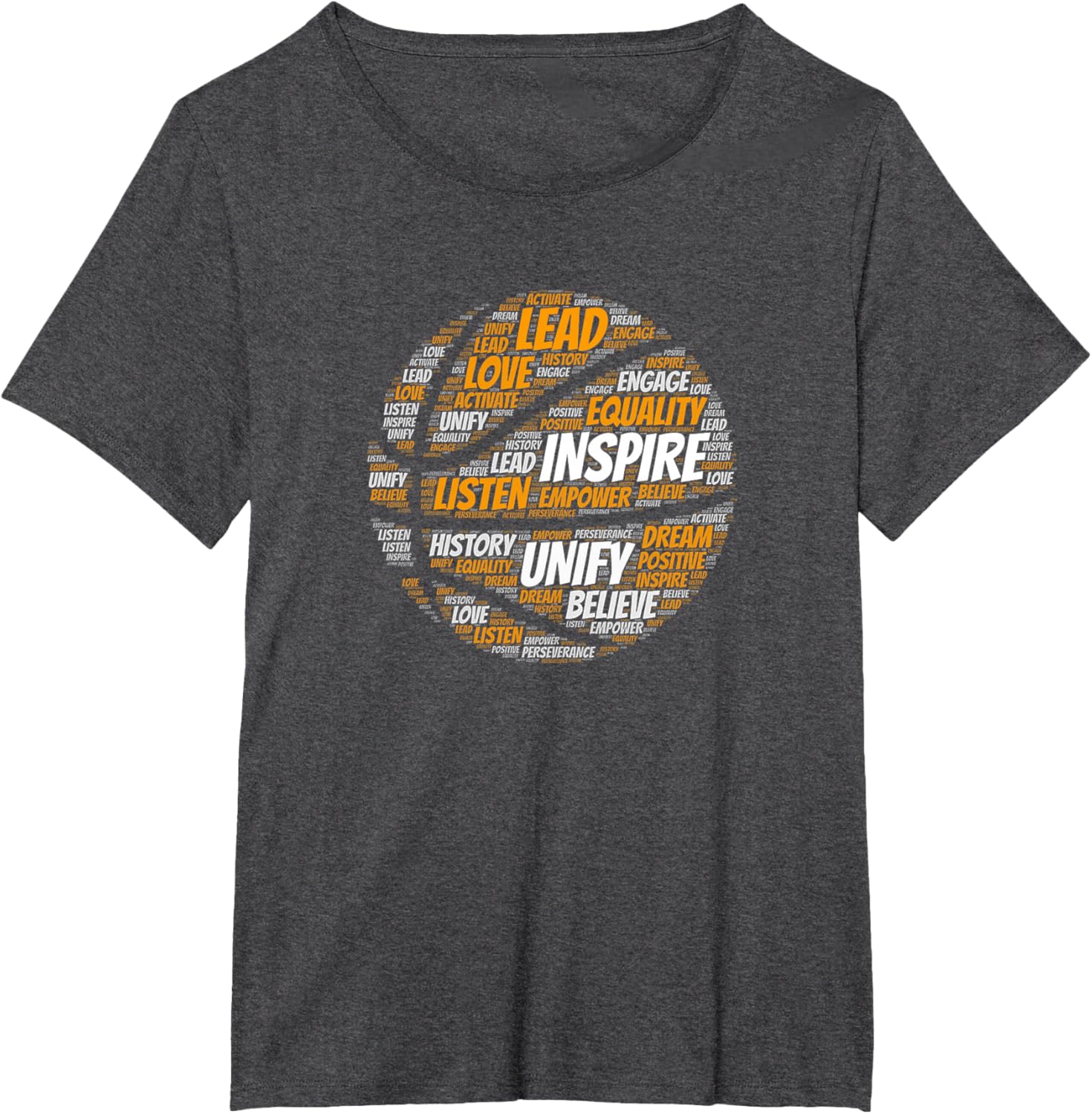 Motivational Quote Basketball Inspiring Words T-Shirt