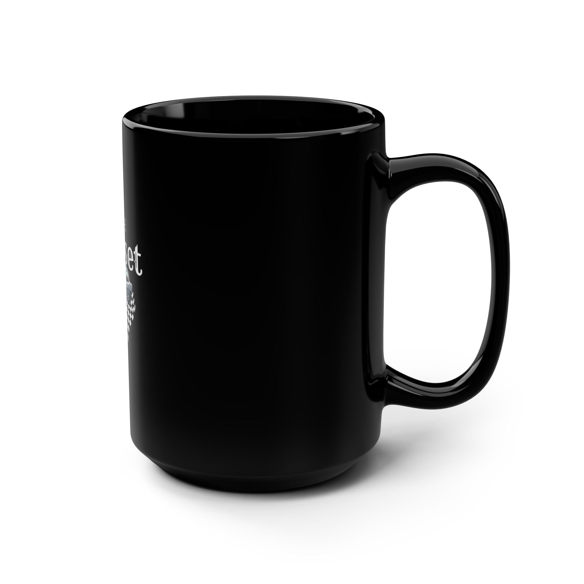 Car Mug | 15oz Black Ceramic Coffee Cup